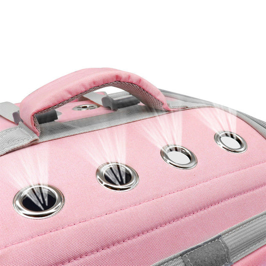 Pet Cat Carrier Backpack Breathable Cat Travel Outdoor Shoulder Bag
