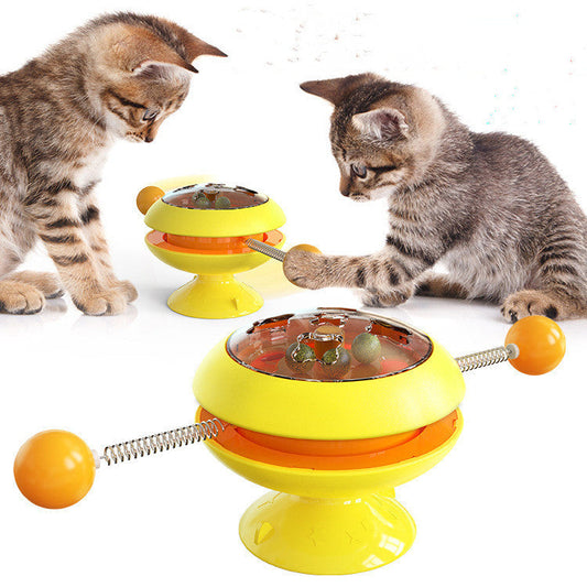 Rotatable Cat Toys Supplies With Catnip