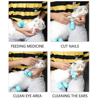 Adjustable Cat Foot Claw Cover Anti-Scratch Prickly Nail Glove